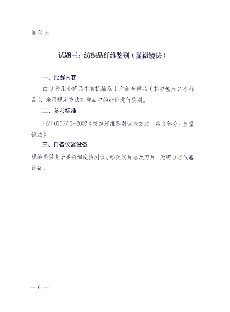 國家質(zhì)量監(jiān)督檢驗檢疫總局《關于舉辦全國質(zhì)檢系統(tǒng)檢測技能大比武決賽的通知》